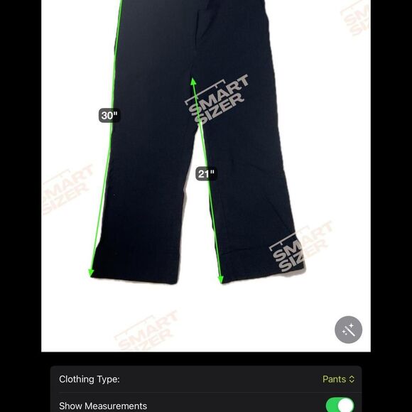 H&M Women's Black Capri Size 8 - Picture 4 of 5